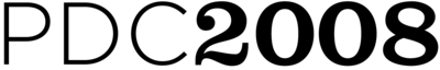 pdc 2008 logo
