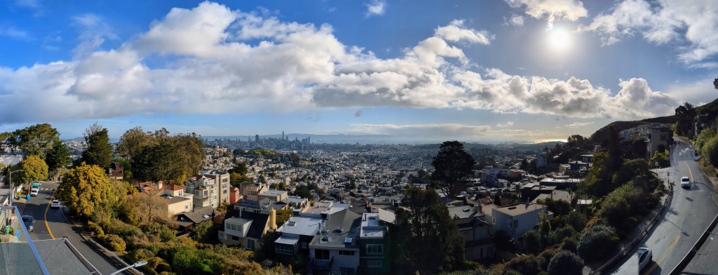 daytime view of San Francisco from Twin Peaks